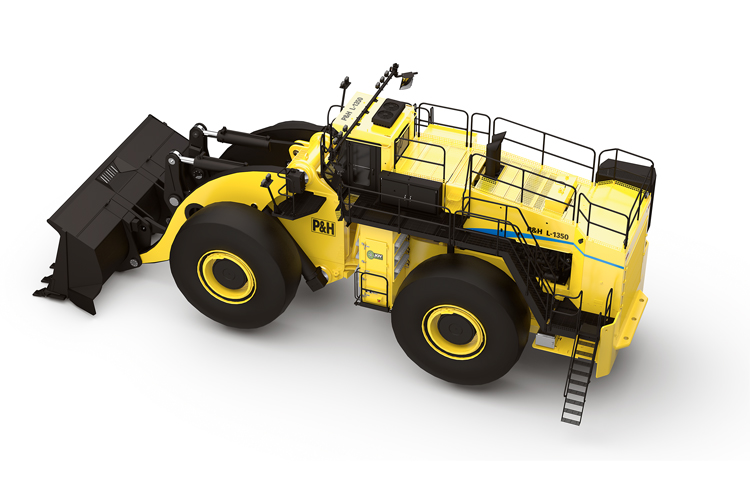 L-1350, wheel loader, surface, CGI, display photo, KO, 2015